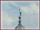 Particolare della cupola della torre dell'orologio e banderuola di San Liberale